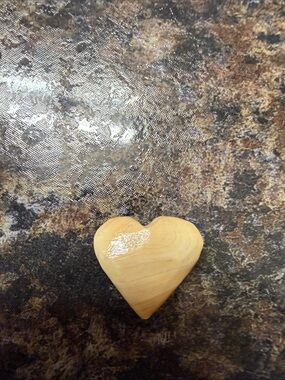 Handmade Light Wood Heart Trinket